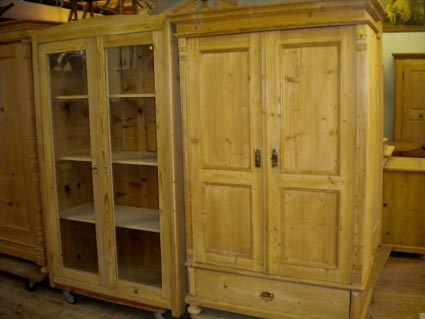 restaurierte Fichtekästen